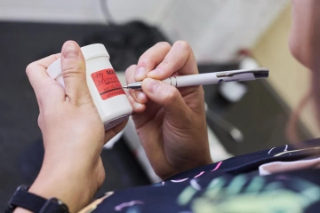 Příprava mastí v lékárenské laboratoři Kunštát na Moravě