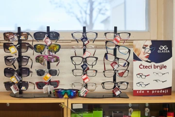 Nabídka brýlí Glassa - lékárna Kunštát