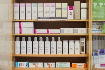 Nabídka české kosmetiky Life Madaga v lékárně Kunštát