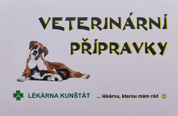 Nabídka veterinárních přípravků v lékárně Kunštát
